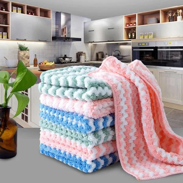 Multipurpose Microfiber Cleaning Rag (Buy 6 & Get 6 Pcs Free)