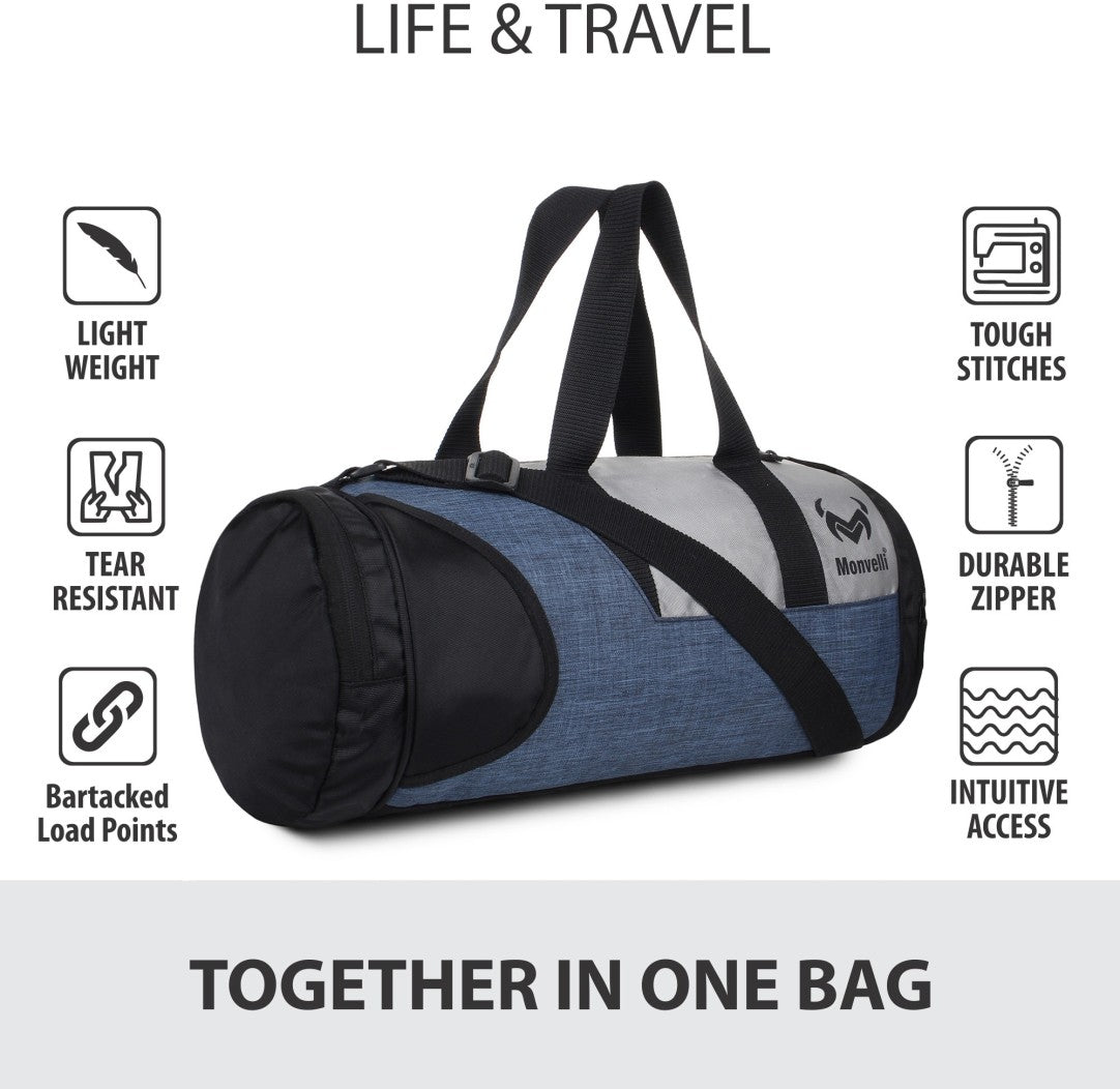 Drazo Monvelli 103 Duffel Gym Bag