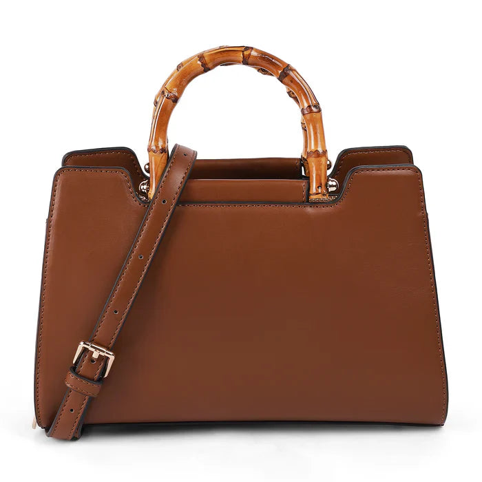 Drazo Bamboo Brown Women's Handbag