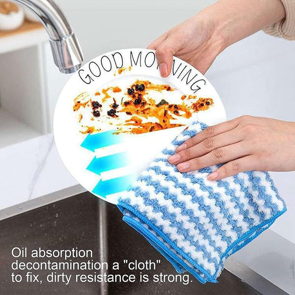 Multipurpose Microfiber Cleaning Rag (Buy 6 & Get 6 Pcs Free)