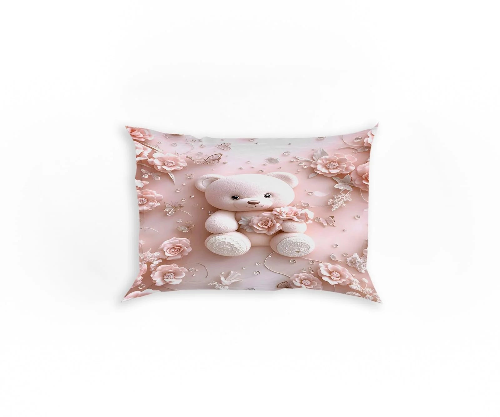 7D Effect Bedding Collection for kids - Pink Teddy