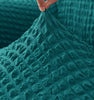 2025 L Shape Turkish Bubble Frill Sofa Covers : Sage Green