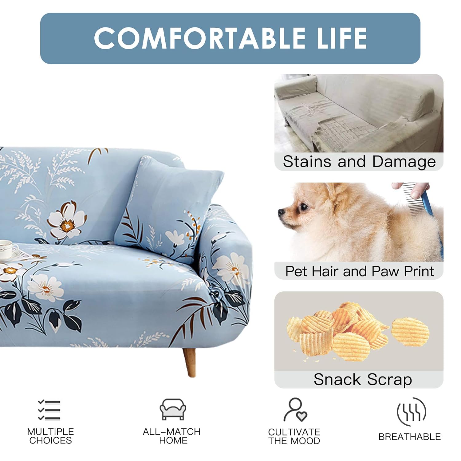 Fabrella Exclusive Stretchable Sofa Cover