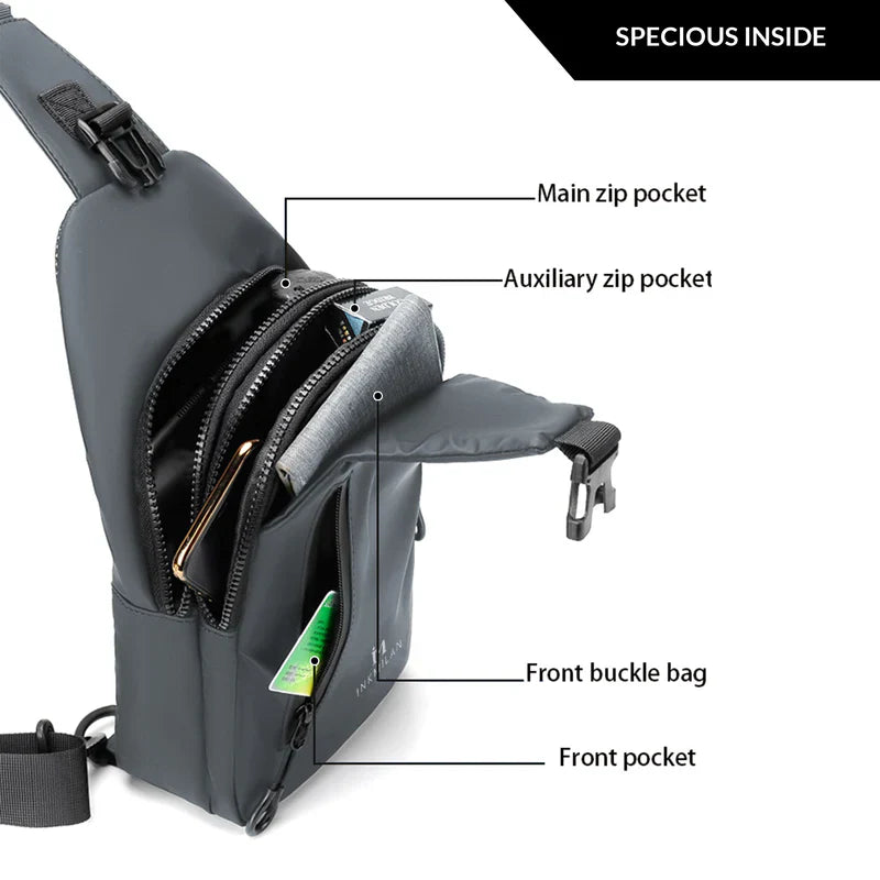 Drazo Cross Shoulder Chest Bag