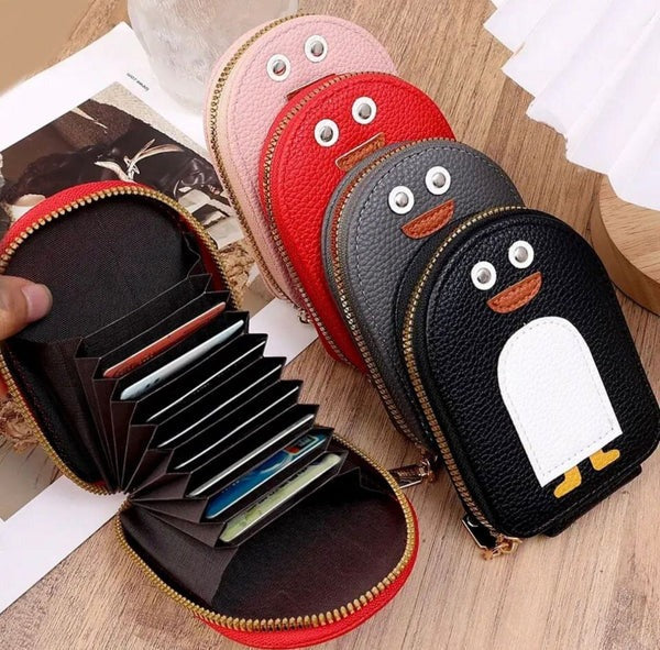 Cute Penguin Design Card Holder