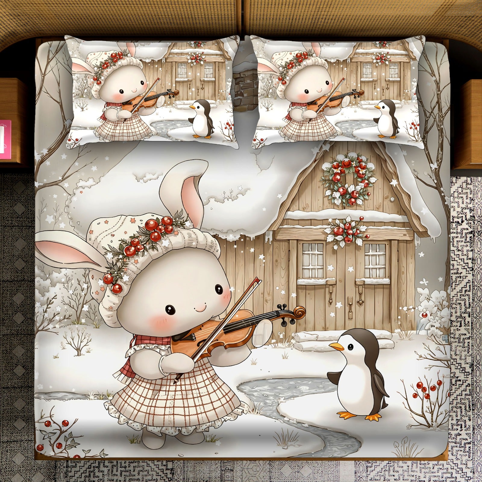 7D Effect Bedding Collection for kids - Snow Doll