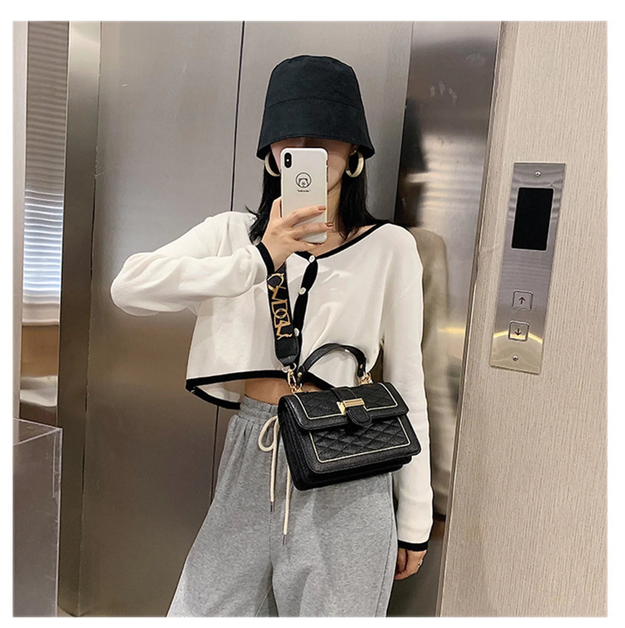 Drazo Clock Shoulder Bag