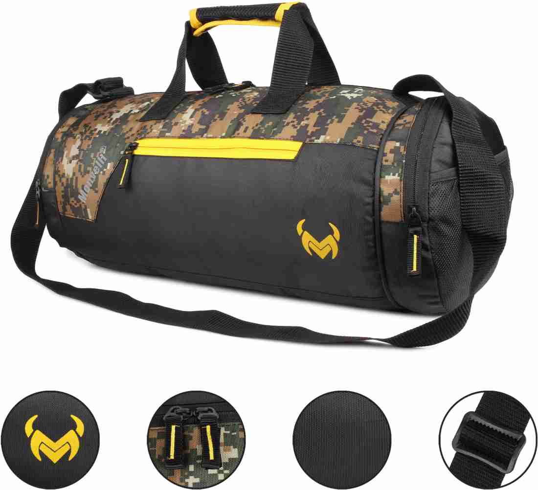 Drazo Monvelli Yellow Sports Gym Bag