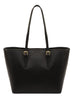 Drazo leather black Tote bag