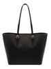 Drazo leather black Tote bag